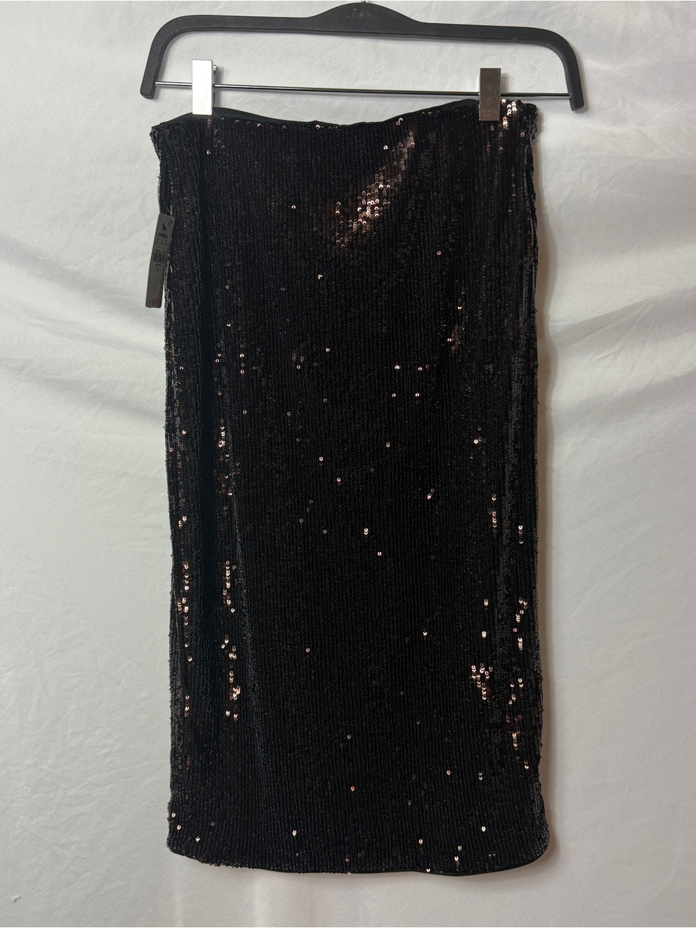 Express Y2K Bronze Sequin Midi Pencil Skirt XS NWT